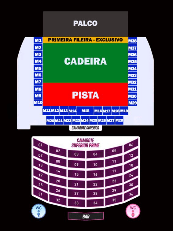 Mapa do evento - Guilherme Arantes em São Caetano do Sul