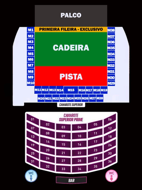 Mapa do evento - Rodrigo Teaser em São Caetano do Sul
